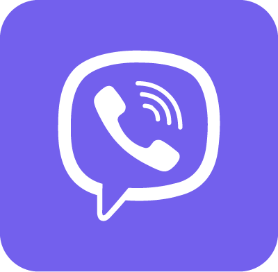 Whatsapp icon on a purple background.