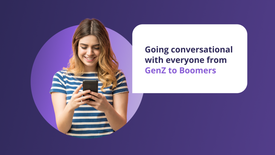 Embracing conversational commerce with everyone from genz to boomers.