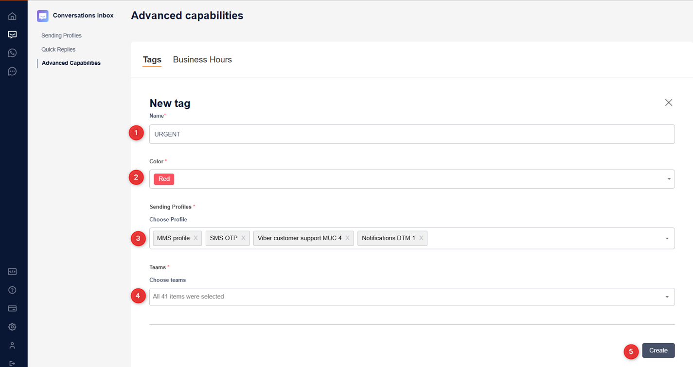 tyntec customer portal tags 13