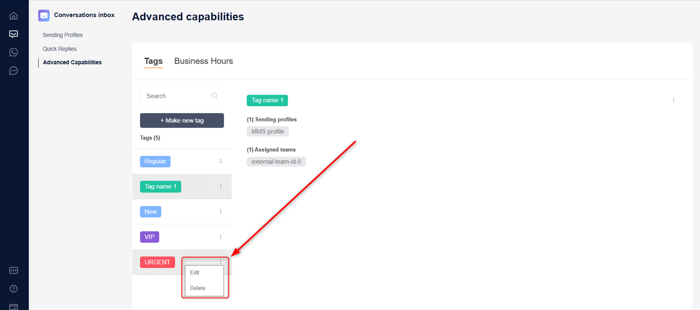 tyntec customer portal tags 14